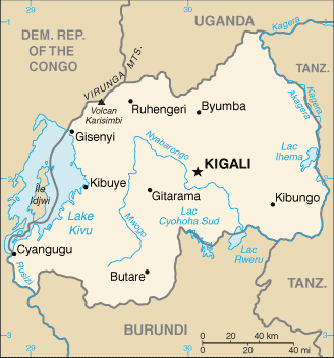 Map Rwanda Travel Insurance