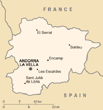 - Map Andorra Travel Insurance