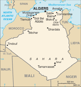 Map Algeria Travel Insurance Map Algeria Travel Insurance