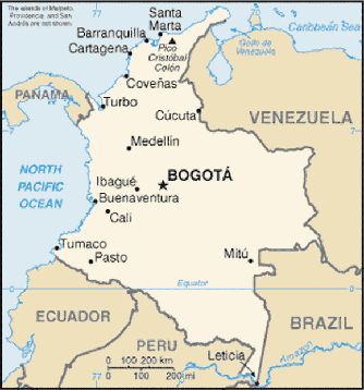 Map Columbia Travel Insurance Map Columbia Travel Insurance