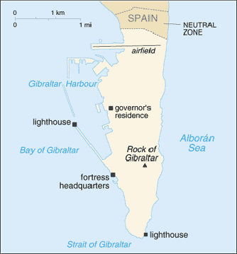 Map Gibraltar Travel Insurance Map Gibraltar Travel Insurance