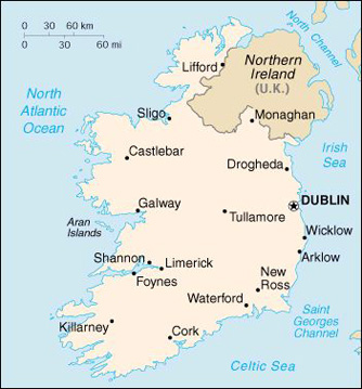 Map Ireland Travel Insurance Map Ireland Travel Insurance