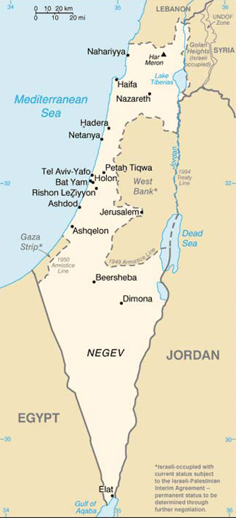 Map Israel Travel Insurance Map Israel Travel Insurance