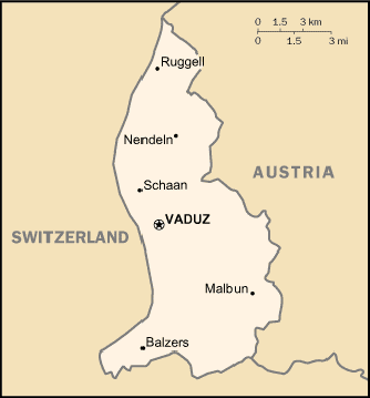 Map Liechtenstein Travel Insurance Map Liechtenstein Travel Insurance