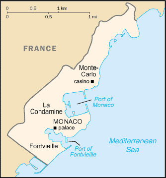 Map Monaco Travel Insurance Map Monaco Travel Insurance