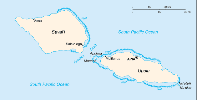 Map Samoa Travel Insurance Map Samoa Travel Insurance